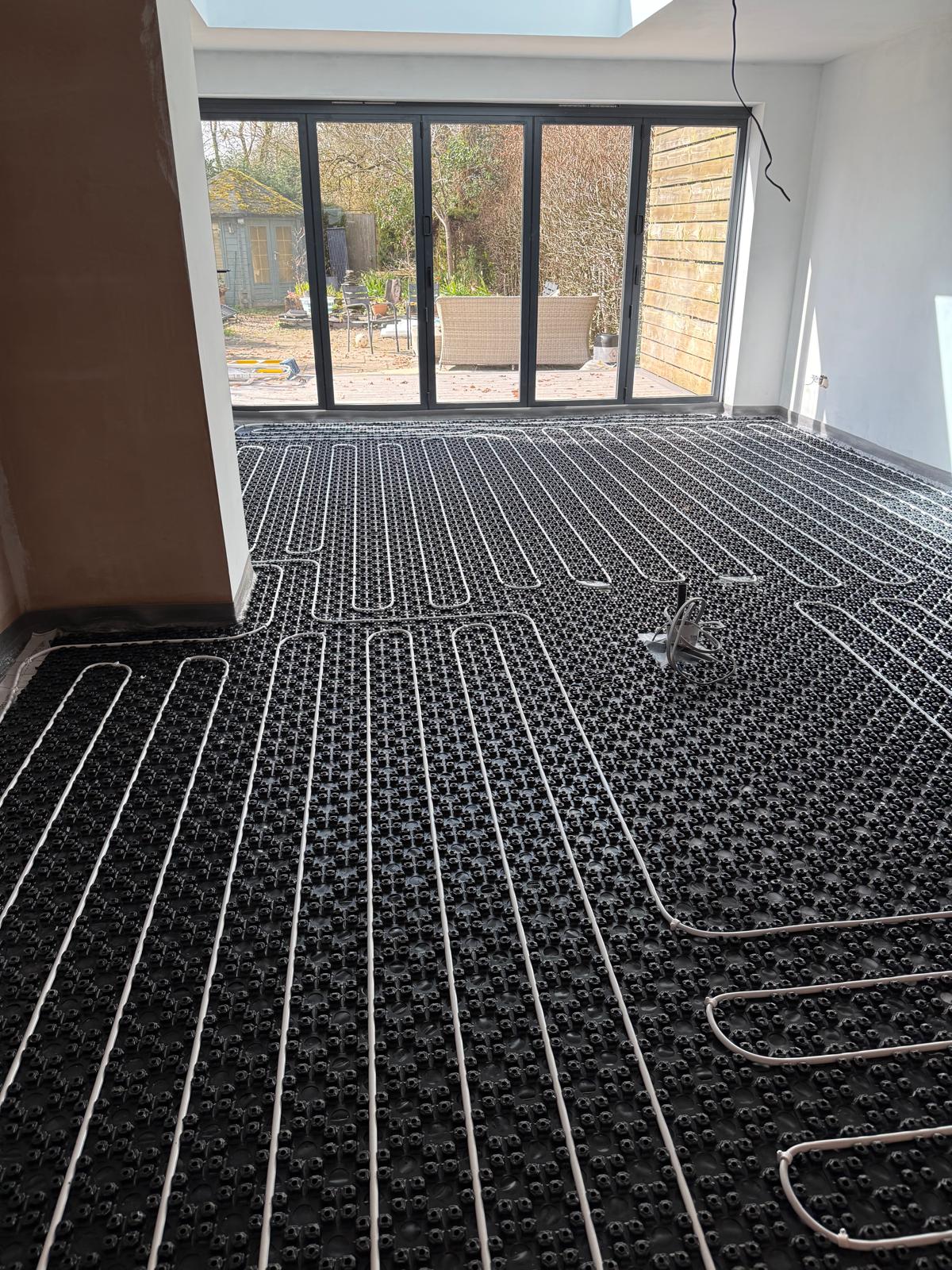 Overlay panel underfloor heating ready for final floor finish